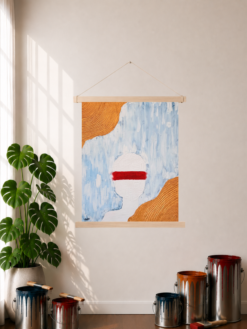 "Tainted Vision" Rolled Canvas Print